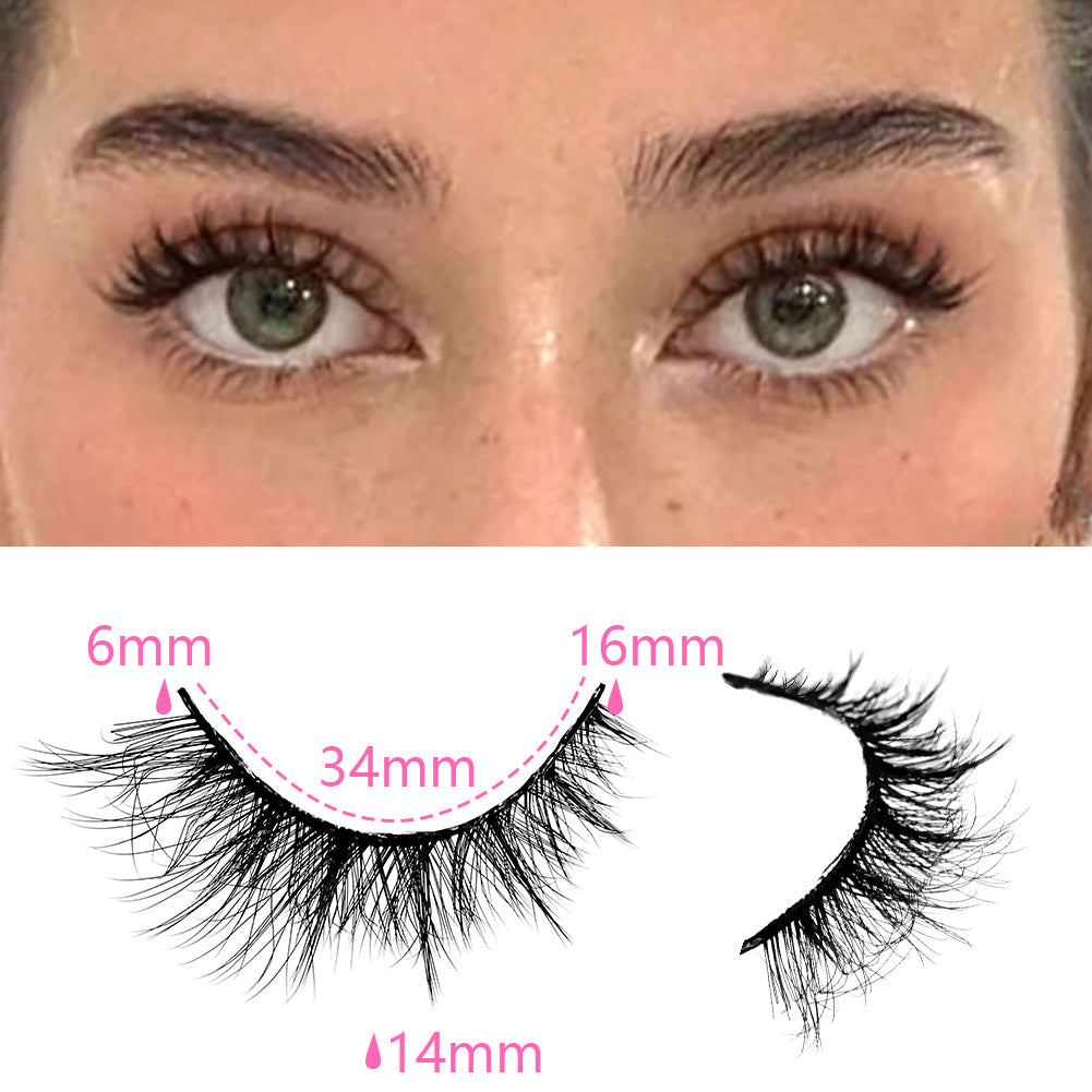 3D False Eyelashes Are Multi-layered, Realistic, Soft And Comfortable